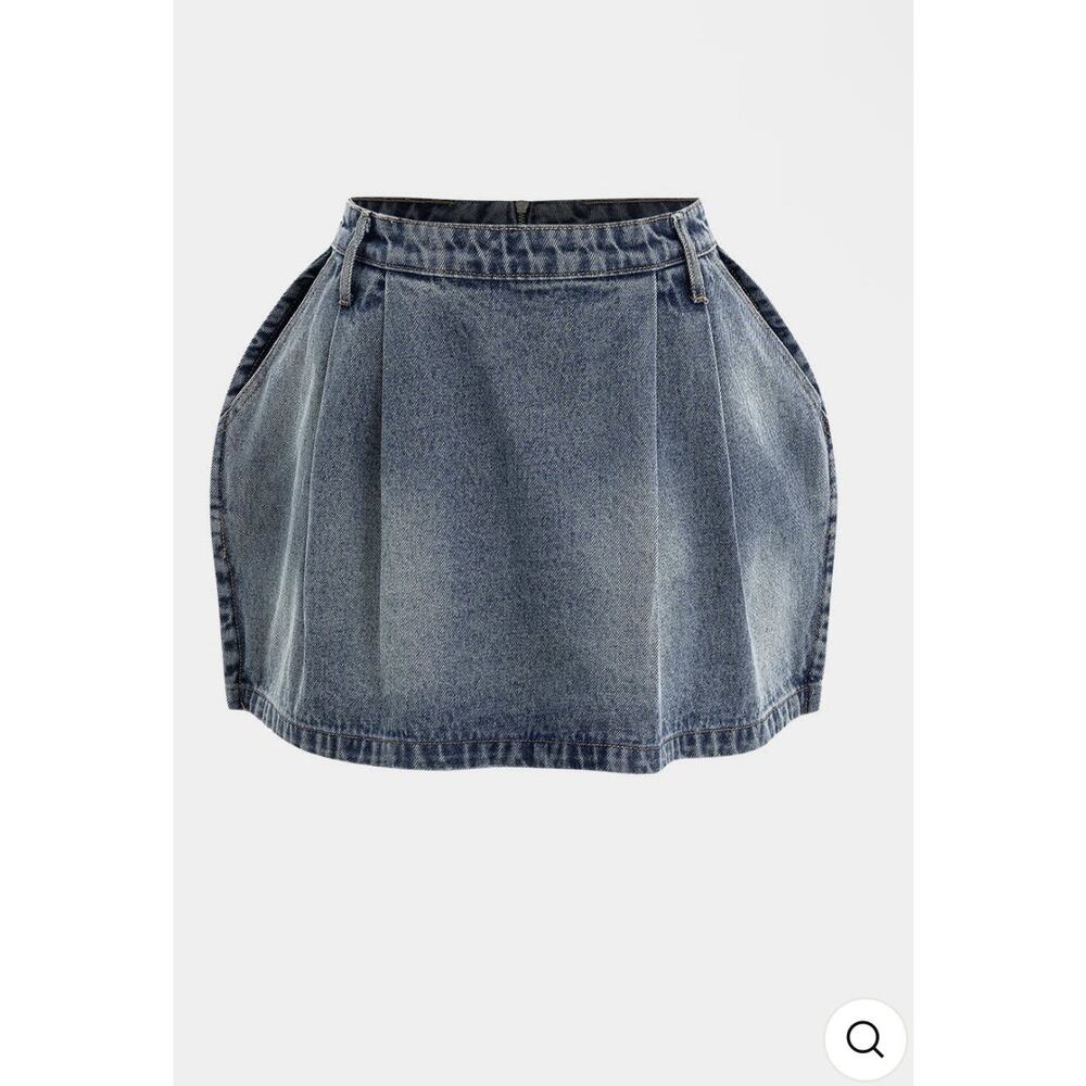 Micas Denim Mini Skirt size medium